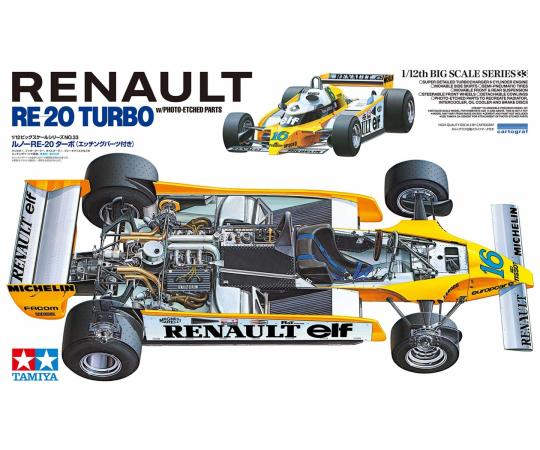 1:12 Renault RE-20 m. Photoätzteilen