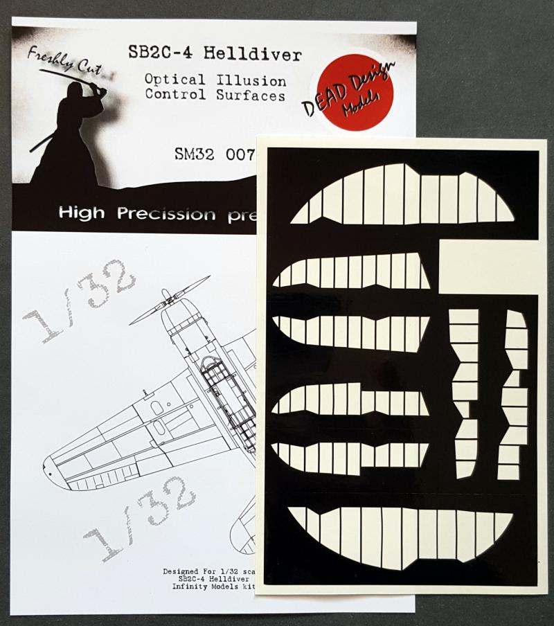 1/32 SB2C-4 Helldiver Mask for Control Surfaces