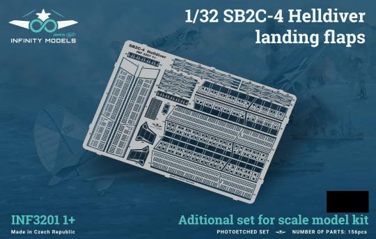SB2C-4 Helldiver landing flaps
