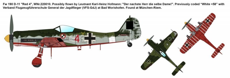 Platzschutzstaffel JV 44 Fw 190D-9 & Fw 190D-11