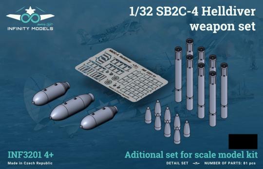 SB2C-4 Helldiver weapon set (bomb and rockets)
