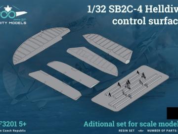 SB2C-4 Helldiver control surfaces