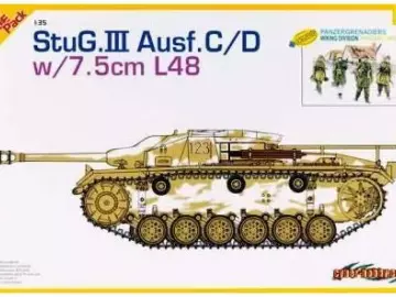 StuG.III Ausf.C/D w/7.5cm L48 + Bonus Panzergrenadiers Wiking Division (Hungary 1945)