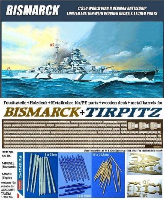 Bismarck mit Holzdeck, PE Teilen und Metallrohren